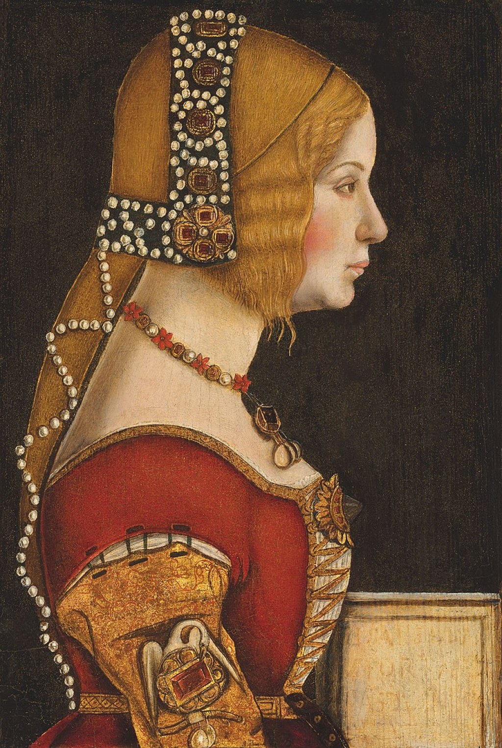 Picture of: File:Portrait of Isabella of Aragon, Duchess of Milan