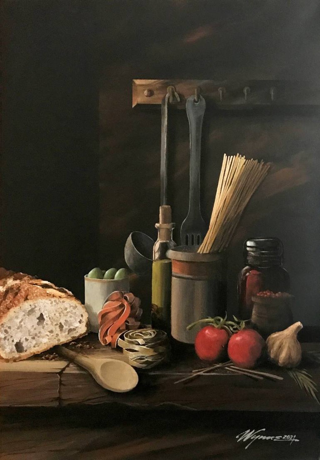 Picture of: Italian Kitchen # Painting