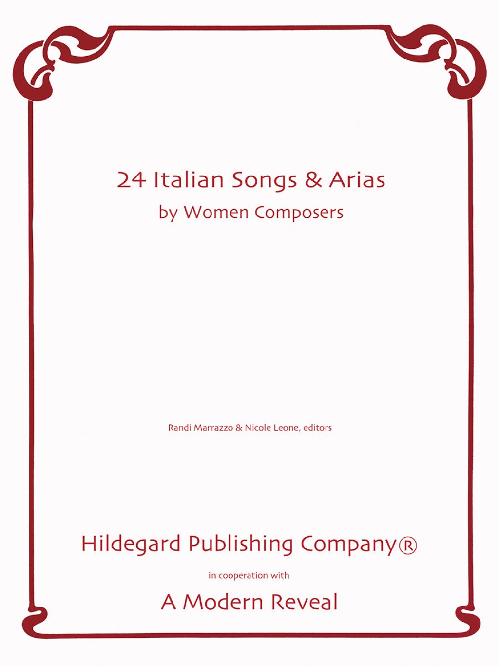 Picture of: Italian Songs & Arias by Women Composers – Ficks Music